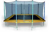 Батут TopTramp без защитной сетки, диаметр 420х350 см, нагрузка 120 кг (для детей)